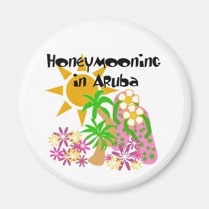 Íman Honeymooning em Aruba
