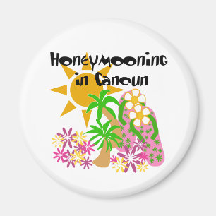 Íman Honeymooning em Cancun