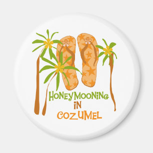 Íman Honeymooning em Cozumel