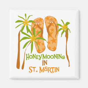 Íman Honeymooning no ímã de St Martin