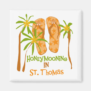 Íman Honeymooning no ímã de St Thomas