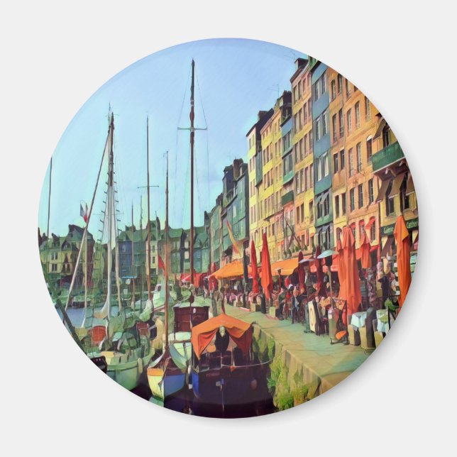 Íman HONFLEUR - ancoragem - vista (Frente)