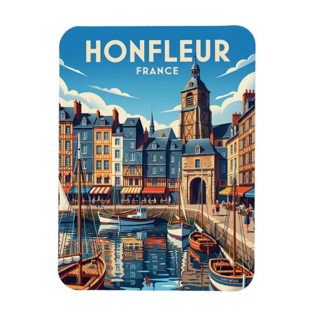Íman Honfleur França (Vertical)