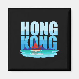 Íman Hong Kong China Hk Amante Rio Lembrança Férias G