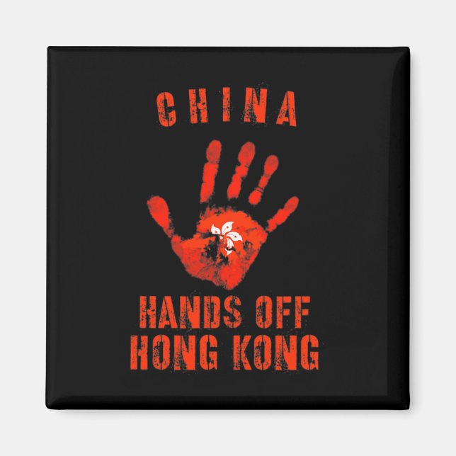 Íman Hong Kong China protestam contra a China (Frente)