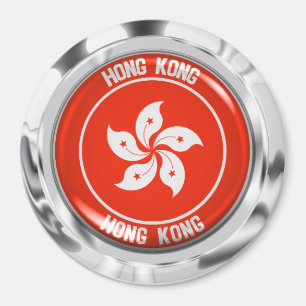 Íman Hong Kong Round Emblem