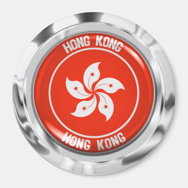 Íman Hong Kong Round Emblem (Frente)
