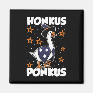Íman Honkus Ponkus Dia de as Bruxas engraçado Witch Cut
