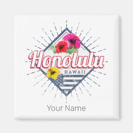 Íman Honolulu City Hawaii Estados Unidos Vintage EUA