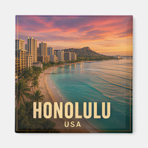 Íman Honolulu Havaí EUA Ilha Waikiki Viagem 🌺