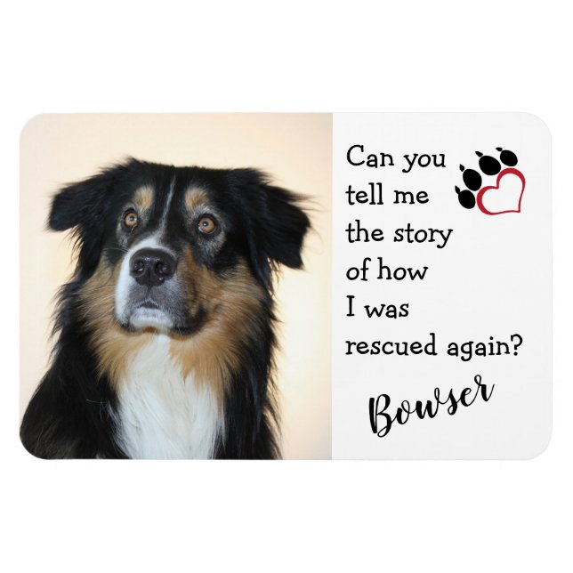 Íman Honre seu Cachorro de Emergência (Horizontal)