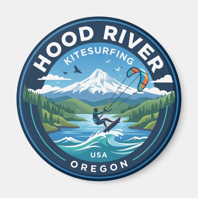Íman Hood River EUA (Frente)
