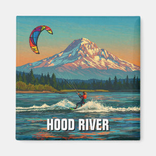 Íman Hood River Kitesurfing Oregon Viagem