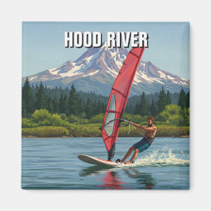 Íman Hood River Windsurfing Oregon Viagem