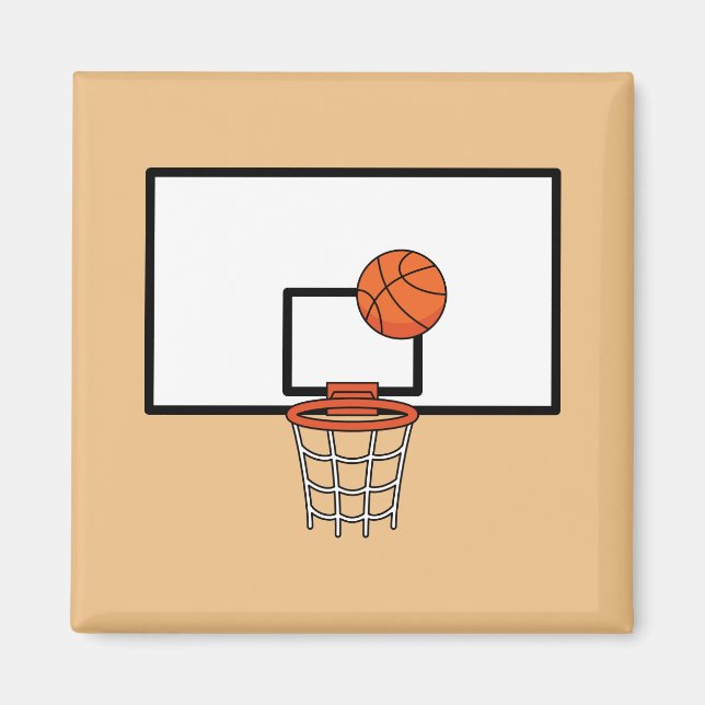Íman Hoop de basquetebol (Frente)