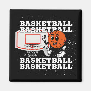 Íman Hoop de Caracteres de Basquete
