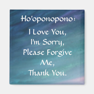 Íman Ho'oponopono ímã-azul