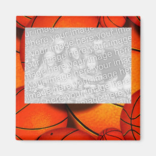 Íman HOOPS: Magneta Fotográfica de Basquete