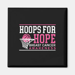 Íman Hoops Para Jogador De Basquete Esperançoso Cancer