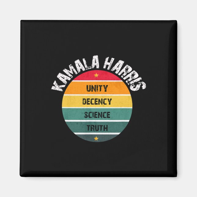 Íman "Hope Unity Decency Science Truth Inauguration 202 (Frente)