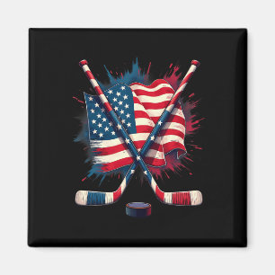 Íman Hóquei no Gelo da Bandeira Americana