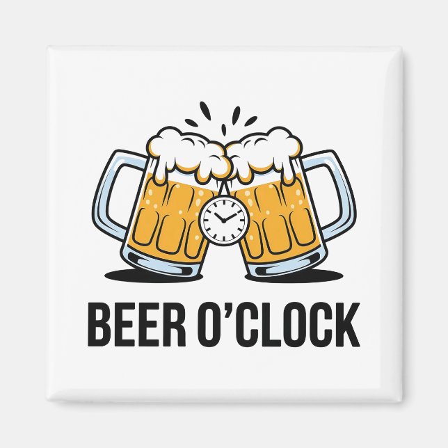 Íman Hora da Cerveja - Tempo de Celebrar com uma Gelada (Frente)