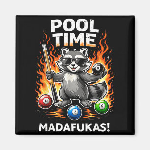 Íman Hora da Piscina Madafakas Racão Engraçado Jogador 