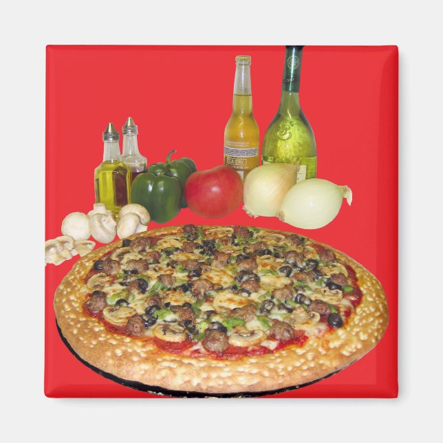 Íman Hora da pizza (Frente)