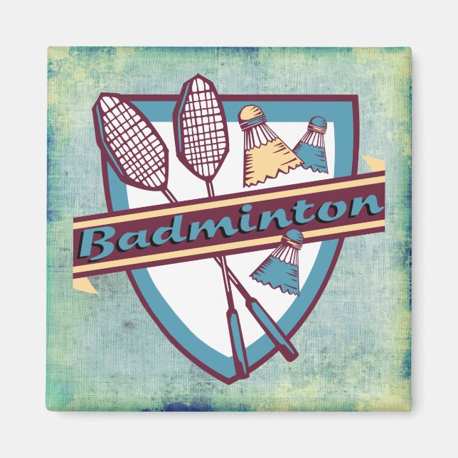 Íman Hora de Badminton (Frente)