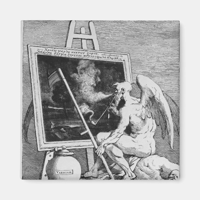 Íman Hora de fumar uma Imagem, 1761 (Frente)