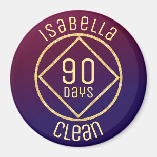 Íman Hora de limpeza anônima da NA personalizada