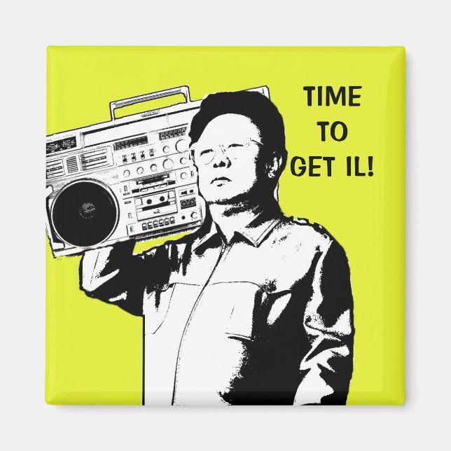 Íman Hora de pegar IL! (Frente)