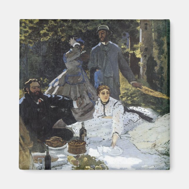 Íman Hora do almoço na grama (Frente)