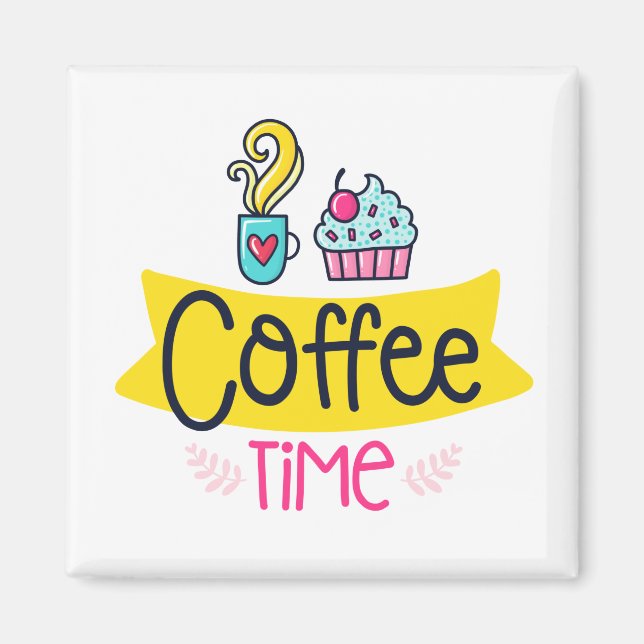 Íman Hora do café (Frente)