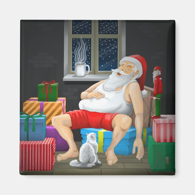 Íman Hora do Café do Papai Noel (Frente)