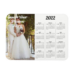 Íman Hora do Calendário Personalizado de Fotos 2022