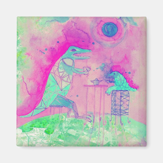 Íman Hora do chá em Veneza (Frente)