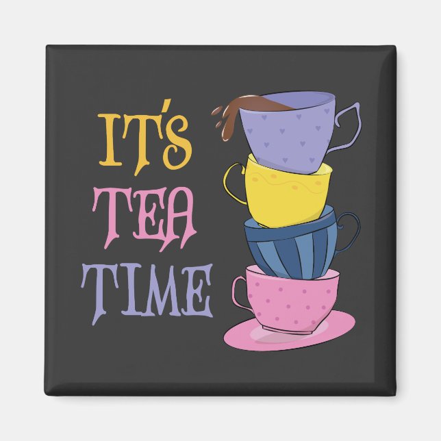 Íman Hora do Chá - Tea Lover (Frente)