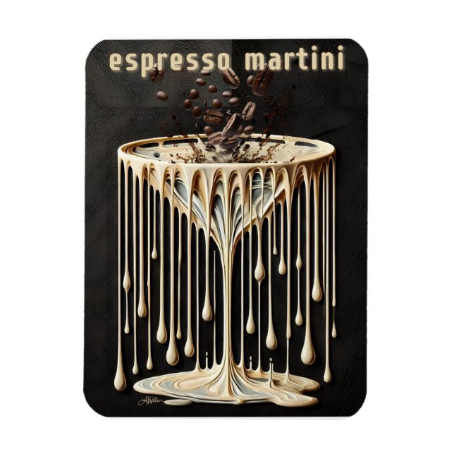 Íman Hora do Coquetel Espresso Martini (Vertical)
