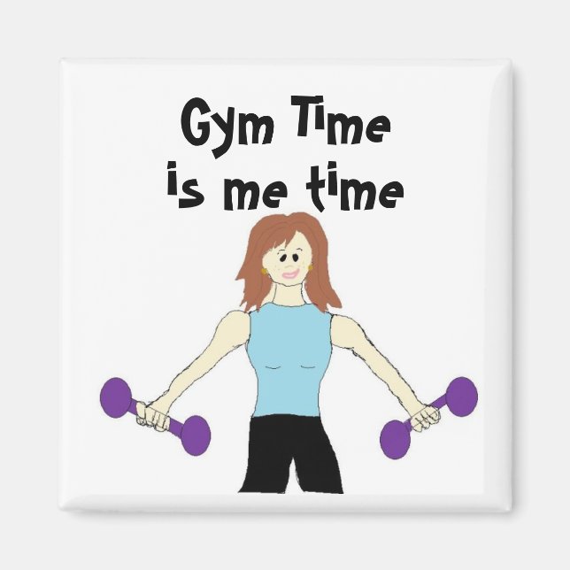 Íman Hora do Gym é a Hora do Mim (Frente)
