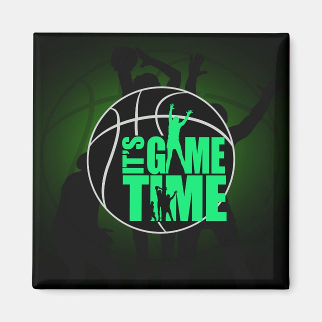 Íman Hora do Jogo - Verde (Frente)