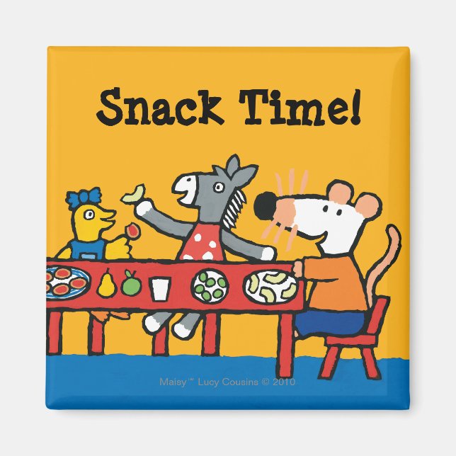 Íman Hora do snack da pré-escola Maisy and Friends (Frente)