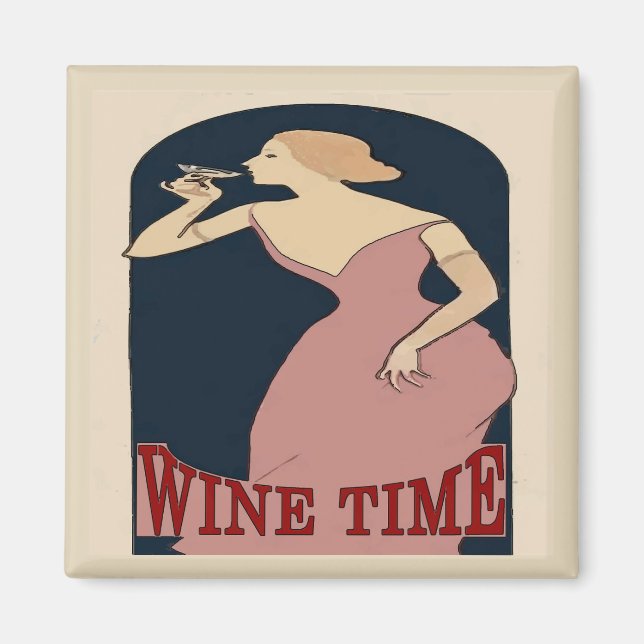 Íman Hora Do Vinho, (Frente)