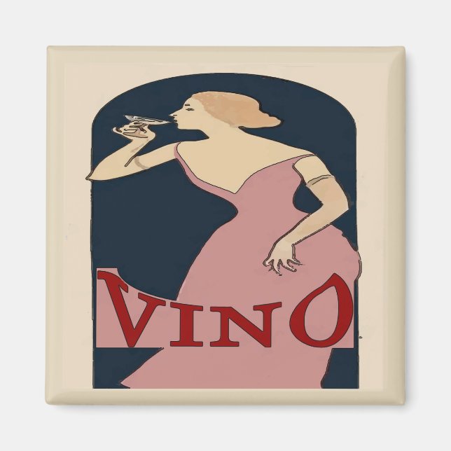 Íman Hora Do Vinho, Vino (Frente)