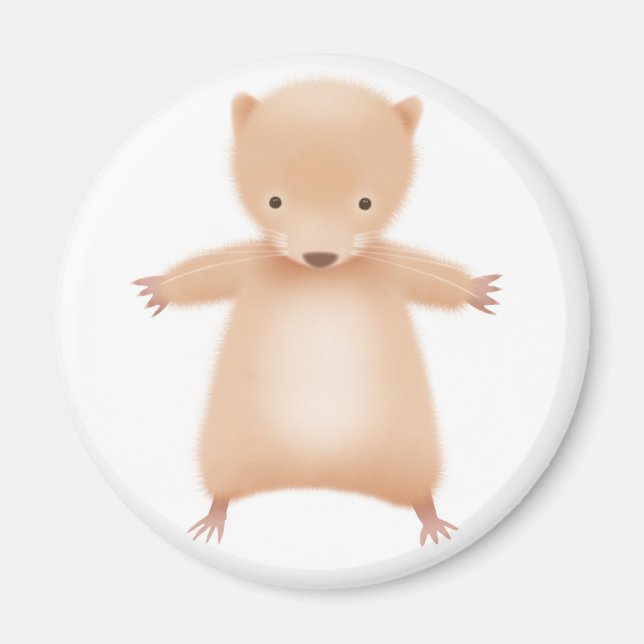 Íman Horace o Hamster - ímãs (Frente)