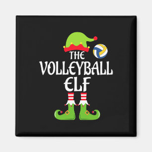 Íman Horário de Natal do Grupo Familiar de Elf de Volei