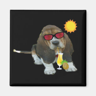 Íman Horário de Verão do Magnet Baby Basset Hound