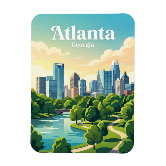 Íman Horizonte de Atlanta EUA (Vertical)