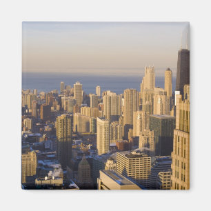 Íman Horizonte de Chicago, Illinois, a partir da Sears 