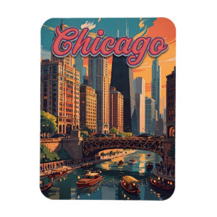 Íman Horizonte de Chicago na Margem do Rio